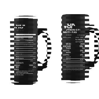 Yuuki 栄養成分表示 コーヒーマグ - Kawaiitshirt