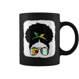 Zimbabwe And Nigeria Mix Half Zimbabwean Half Nigerian Roots Coffee Mug | Mazezy