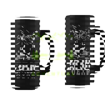 Zipline Adventure Extreme Sports Adventure Zipliner Coffee Mug | Mazezy