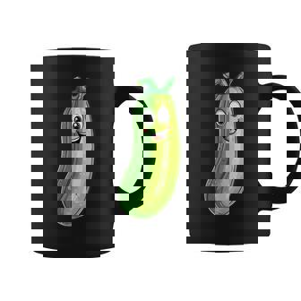 Zucchini Smiling Comic Style Coffee Mug | Mazezy