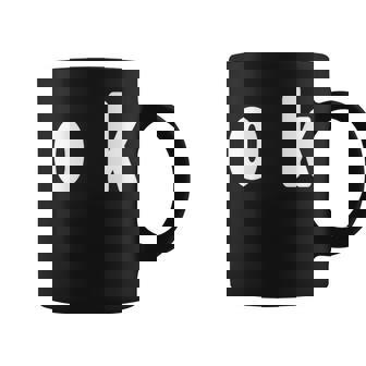 「Ok」面白い デザイン 語録 ネタ おもしろ 漢字 Ok コーヒーマグ - Kawaiitshirt
