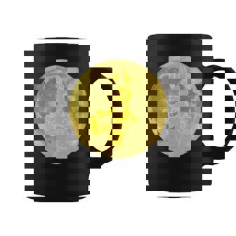 うさぎ星人 On The Yellow Moon コーヒーマグ - Kawaiitshirt