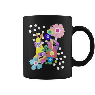うさぎ花 コーヒーマグ - Kawaiitshirt