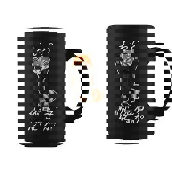 えっ！？私が見えるんですか！？ レッサーパンダ ネタ ジョーク 冗談 お笑い ギャグ 小ボケ おもしろ コーヒーマグ - Kawaiitshirt