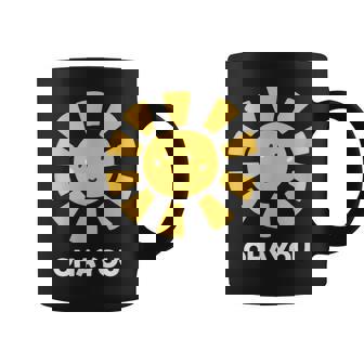 おはよう ご挨拶 お日様 おひさま 太陽 かわいい イラスト コーヒーマグ - Kawaiitshirt