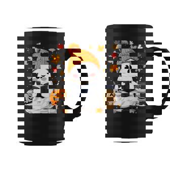 おばけ読書本 紅葉 ハロウィン ゴーストコーヒー コーヒーマグ - Kawaiitshirt