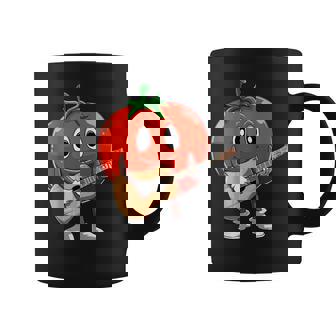 おもしろギタリスト トマト 演奏 ギター ミュージシャン トマト ギター コーヒーマグ - Kawaiitshirt