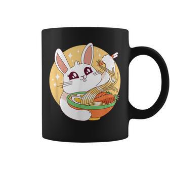 かわいい ウサギ 食べる ラーメン 漫画 カワイイ 食べ物 好き コーヒーマグ - Kawaiitshirt