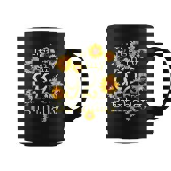 かわいいひまわり 92歳の誕生日 92歳の誕生日 長袖tシャツ コーヒーマグ - Kawaiitshirt