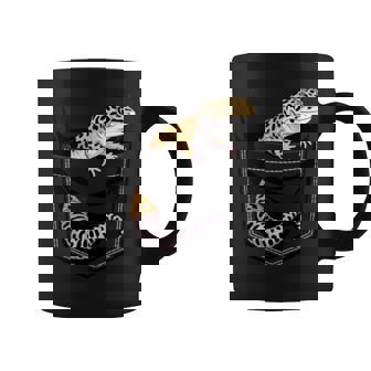 かわいいヒョウゲッコ トカゲ爬虫類 ヒョウ ヤモリのお父さん用 長袖tシャツ コーヒーマグ - Kawaiitshirt