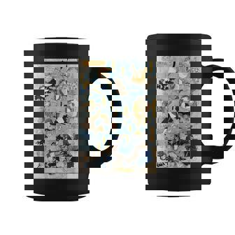 かゑるづくし 擬人化された蛙が 歌川国芳 日本の侍カエル 日本の伝統芸術 浮世絵 ヴィンテージの美学 コーヒーマグ - Kawaiitshirt