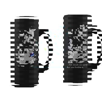 みんなの地球 アニマル キリン カンガルー カピバラ クアッカワラビー ワオキツネザル ハリネズミ メンズ レディース コーヒーマグ - Kawaiitshirt