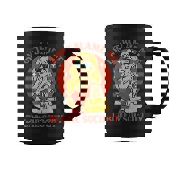 わたしじゃない 社会のせい レトロガール コーヒーマグ - Kawaiitshirt