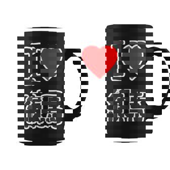 アイラブ・練馬（I Love ハート）練馬区 ビッグ 大きな文字【23区】ジモtティ 地元愛 面白い コーヒーマグ - Kawaiitshirt