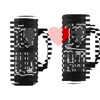 アイラブ・関西（I Love ハート）Big 大きな文字【47都道府県】Jimo-T ジモティ お土産 面白 コーヒーマグ - Kawaiitshirt