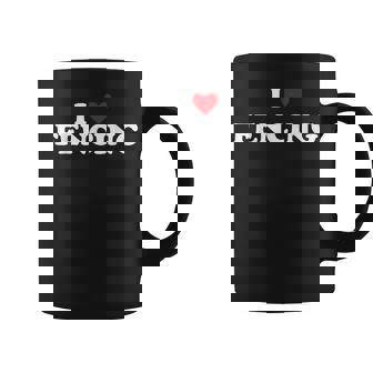 アイ・ハート・フェンサー-アイ・ラブ・フェンシング コーヒーマグ - Kawaiitshirt