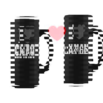 アイ・ラブ・シャンパン コーヒーマグ - Kawaiitshirt