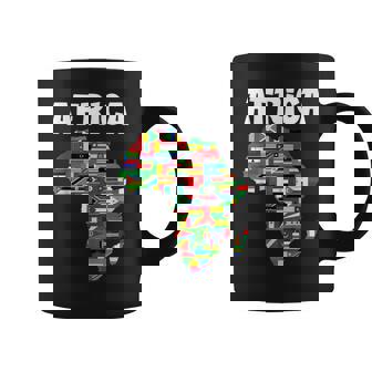 アフリカtシャツ 誇り高きアフリカ国旗大陸愛 コーヒーマグ - Kawaiitshirt