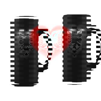 アルバニア国旗 イーグル ダブル レッド アルバニア シュキペ コソボ コーヒーマグ - Kawaiitshirt
