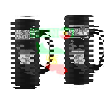 イランライオン太陽旗、イラン地図、イラン、イランの旗、イランの旗。 コーヒーマグ - Kawaiitshirt