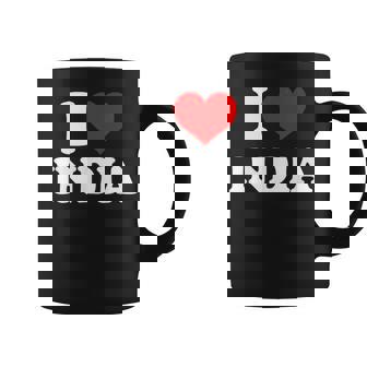 インド I Heart India I Love India コーヒーマグ - Kawaiitshirt