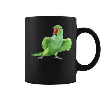 インドのワカケホンセイオウムの鳥 コーヒーマグ - Kawaiitshirt