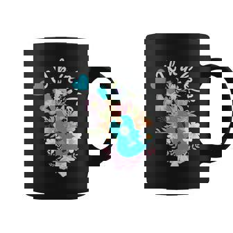 ウクレレギフト 70年代の花のウクレレ奏者 コーヒーマグ - Kawaiitshirt