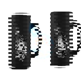 オオカミ 動物 顔 アート グラフィック 野生動物 カラフル 狼の恋人 コーヒーマグ - Kawaiitshirt