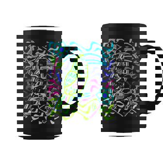 オオハシの鳥 アラカリ オオハシ オオハシ モラ アート パナマ・クナ族作 コーヒーマグ - Kawaiitshirt