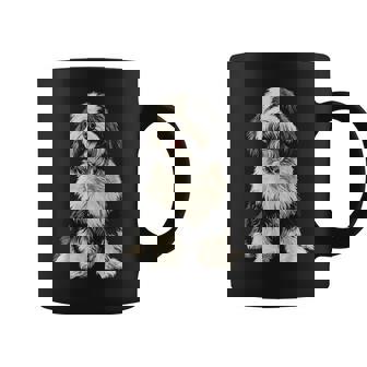 オールドイングリッシュシープドッグ 犬 ペット アートワーク オールドイングリッシュシープドッグ コーヒーマグ - Kawaiitshirt