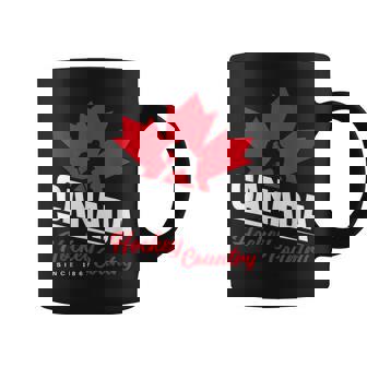 カナダホッケー メープルリーフ アイスホッケー選手 カナダ コーヒーマグ - Kawaiitshirt