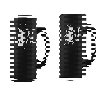 カブトムシ かわいい昆虫学の甲虫学 コーヒーマグ - Kawaiitshirt