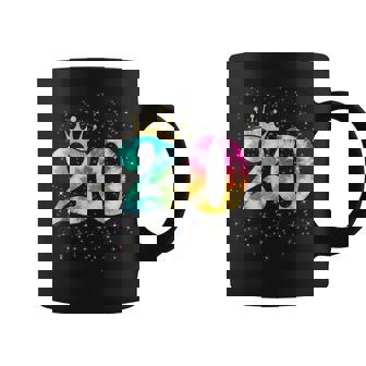 カラフルな絞り染め 20歳の女児 20歳の誕生日 コーヒーマグ - Kawaiitshirt