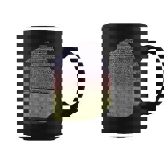 カラーロゼッタストーン 象形文字 ギリシャ デモティックス コーヒーマグ - Kawaiitshirt