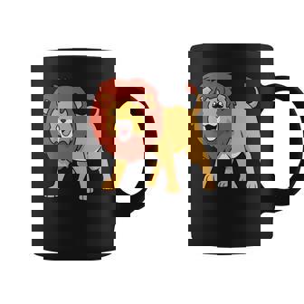 カワイイライオン 長袖tシャツ コーヒーマグ - Kawaiitshirt