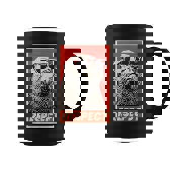 カワウソ 動物 リスペクト ヴィンテージ レトロ コーヒーマグ - Kawaiitshirt