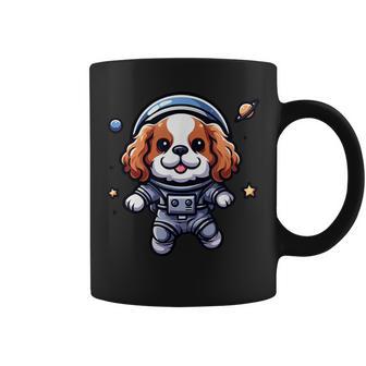 キャバリアキング チャールズ・スパニエル 宇宙飛行士 ファニードッグ 宇宙服 コーヒーマグ - Kawaiitshirt
