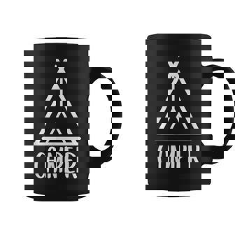 キャンパー キャンプ好き 山好き ハイキング好き 登山好き 海好き アウトドア好き キャンプ コーヒーマグ - Kawaiitshirt