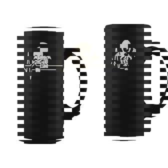 クトゥルフ ハートビート キュート コズミックホラー クトゥルフ 心電図 コーヒーマグ - Kawaiitshirt