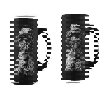 クールシーズードリンクアイスコーヒーファニードッグミームy2kグランジ コーヒーマグ - Kawaiitshirt