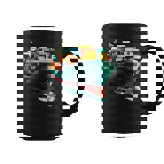 コンテナ輸送機船 コーヒーマグ - Kawaiitshirt