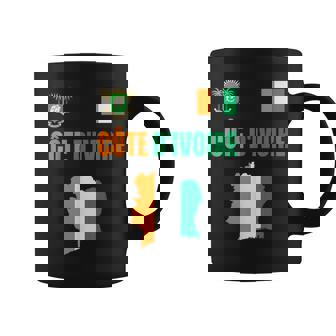 コートジボワール国旗 コートジボワール地図 コーヒーマグ - Kawaiitshirt