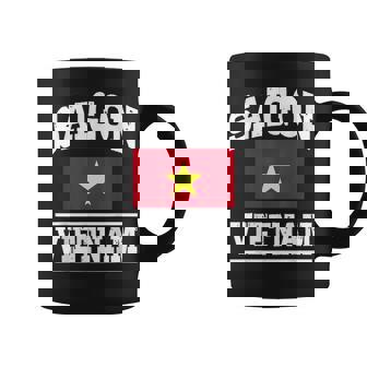 サイゴン ベトナム ホーチミン市 お土産 ベトナム国旗 コーヒーマグ - Kawaiitshirt