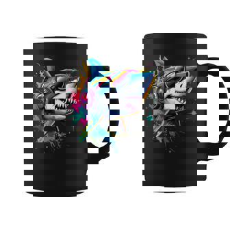 サメのモチーフ サメ タイガーシャーク オグロメジロザメ ホオジロザメ コーヒーマグ - Kawaiitshirt