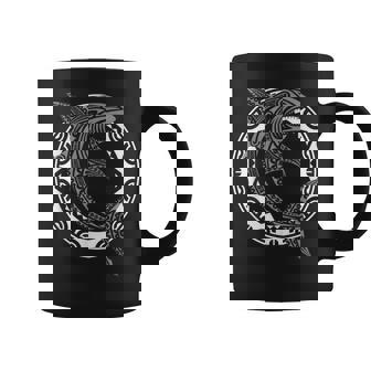 サメの魚のシンボル ハカ文化 マオリ族のパターン コーヒーマグ - Kawaiitshirt