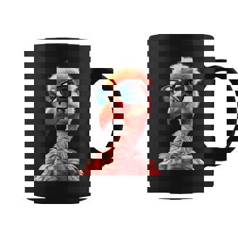 サングラスをかけたフラミンゴ フラミンゴが大好き かわいいフラミンゴ コーヒーマグ - Kawaiitshirt