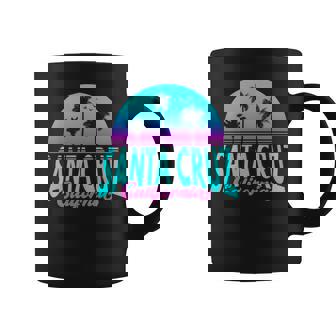 サンタクルーズ カリフォルニア レトロ ヴィンテージ サンセット 長袖tシャツ コーヒーマグ - Kawaiitshirt