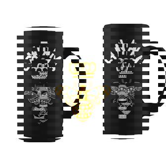 サンタナ 名前 サンタナ 誕生日プレゼント 女王 王冠 蜂 サンタナ コーヒーマグ - Kawaiitshirt