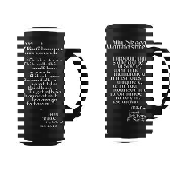 シェイクスピアの名言 To Thine Ownelf Be True Hamlet コーヒーマグ - Kawaiitshirt