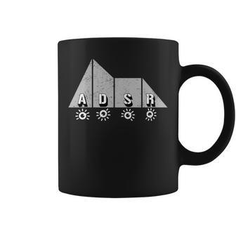 シンセサイザーadsrシンセキックドラムdaw 長袖tシャツ コーヒーマグ - Kawaiitshirt